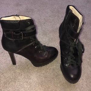 Michael Kors Brown Lace Up Heels